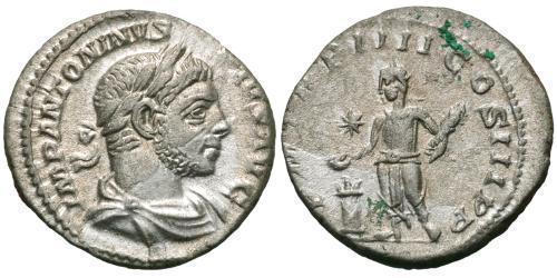 1 Denier Empire romain (27BC-395) Argent Héliogabale (203-222)