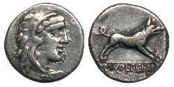 1 Denier République romaine (509BC-27BC) Argent 