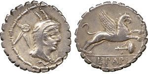 1 Denier République romaine (509BC-27BC) Argent 