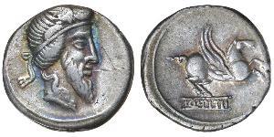1 Denier République romaine (509BC-27BC) Argent 