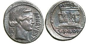 1 Denier République romaine (509BC-27BC) Argent 