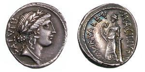 1 Denier République romaine (509BC-27BC) Argent 