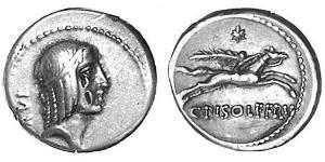 1 Denier République romaine (509BC-27BC) Argent 