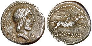 1 Denier République romaine (509BC-27BC) Argent 