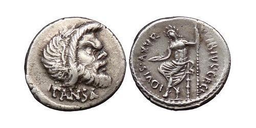 1 Denier République romaine (509BC-27BC) Argent 