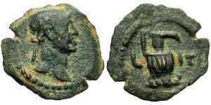 1 Dichalkon Римська імперія (27BC-395) Бронза Траян (53-117)