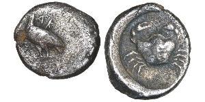 1 Didrachm Grecia antica (1100BC-330) Argento 