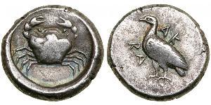 1 Didrachm Стародавня Греція (1100BC-330) Срібло 
