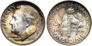 1 Dime / 10 Cent États-Unis d