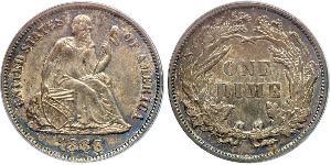 1 Dime / 10 Cent États-Unis d