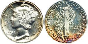 1 Dime / 10 Cent États-Unis d