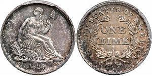 1 Dime / 10 Cent États-Unis d