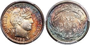 1 Dime / 10 Cent États-Unis d