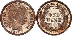 1 Dime / 10 Cent États-Unis d