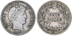 1 Dime / 10 Cent États-Unis d