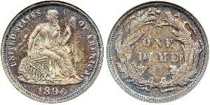 1 Dime / 10 Cent États-Unis d
