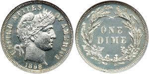 1 Dime / 10 Cent États-Unis d
