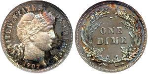 1 Dime / 10 Cent États-Unis d