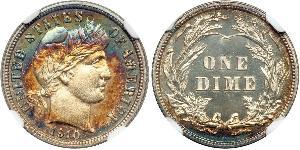 1 Dime / 10 Cent États-Unis d
