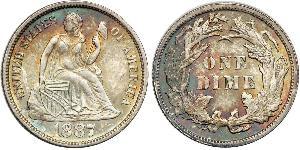 1 Dime / 10 Cent États-Unis d
