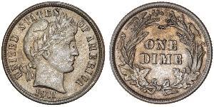 1 Dime / 10 Cent États-Unis d