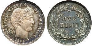 1 Dime / 10 Cent États-Unis d