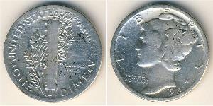 1 Dime / 10 Cent États-Unis d