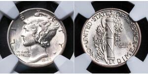 1 Dime / 10 Cent États-Unis d