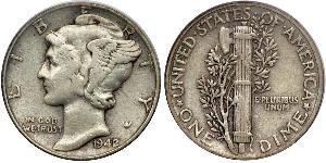 1 Dime / 10 Cent États-Unis d