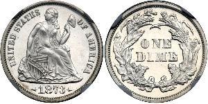 1 Dime / 10 Cent États-Unis d