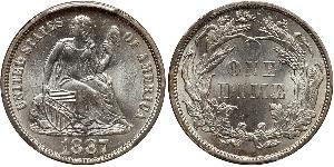 1 Dime / 10 Cent États-Unis d
