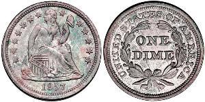 1 Dime / 10 Cent États-Unis d