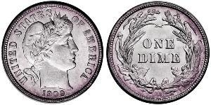 1 Dime / 10 Cent États-Unis d