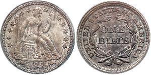 1 Dime / 10 Cent Stati Uniti d