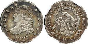 1 Dime / 10 Cent Estados Unidos de América (1776 - ) Cobre/Plata 
