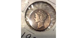 1 Dime / 10 Cent Estados Unidos de América (1776 - ) Cobre/Plata 