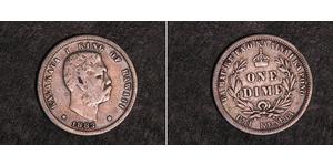 1 Dime / 10 Cent Estados Unidos de América (1776 - ) Plata Kalakaua