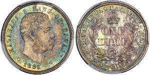1 Dime / 10 Cent Estados Unidos de América (1776 - ) Plata Kalakaua