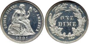 1 Dime / 10 Cent Stati Uniti d