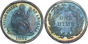 1 Dime / 10 Cent Stati Uniti d