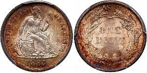 1 Dime / 10 Cent Stati Uniti d