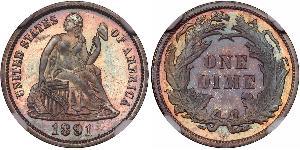 1 Dime / 10 Cent Stati Uniti d