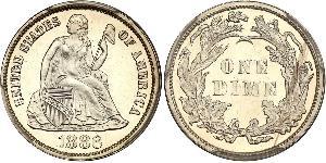 1 Dime / 10 Cent Stati Uniti d