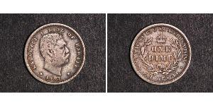 1 Dime / 10 Cent Vereinigten Staaten von Amerika (1776 - ) Silber David Kalākaua