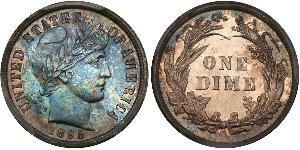 1 Dime / 10 Cent Vereinigten Staaten von Amerika (1776 - ) Silber/Kupfer 