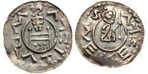 1 Dinar Bohême Argent Wratislaus II of Bohemia (?-1092)