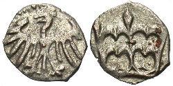 1 Dinar Royaume de Pologne (1025-1569) Argent Wladyslaw II Jagiello (1362-1434)