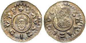 1 Dinar Böhmen Silber Bretislaus II, Duke of Bohemia (1060-1100)
