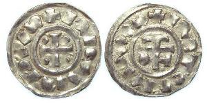 1 Dinar Kingdom of France (843-1791) Silver Richard I of Normandy (933-996)