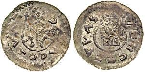 1 Dinaro Bohemia Plata Svatopluk I of of Moravia (830 - 894)